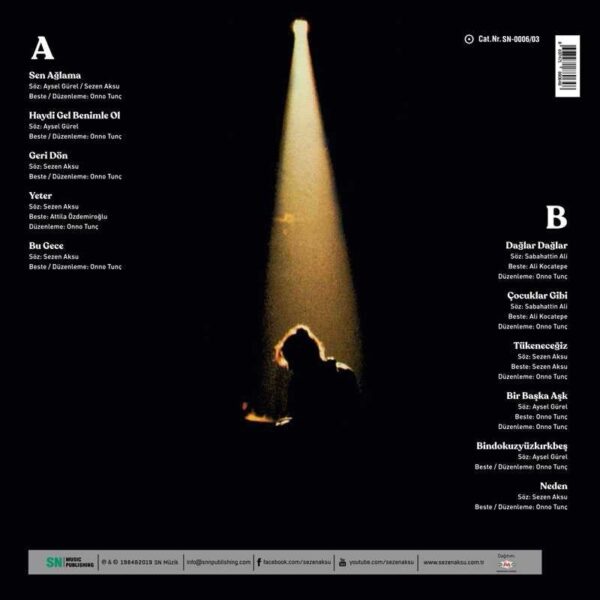 Sezen Aksu (sen ağlama) - Plak (Vinyl) - Image 2