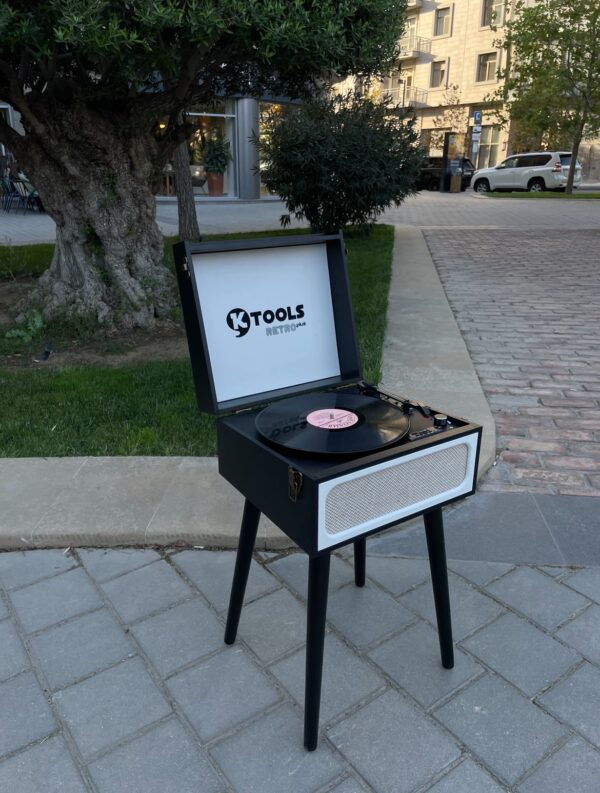 Gramofon-val oxuducu | retro pikap KTOOLS | Nostolji musiqi | ayaqlı Qramofon