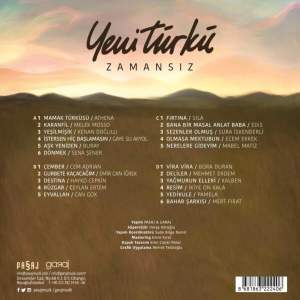 Sura Iskenderli (Yeni Türkü Zamansız )-plak,Vinyl,plastinka