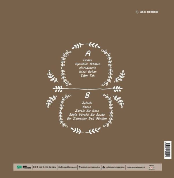 Sezen Aksu (Firuze) - Plak (Vinyl) Plastinka LP - Image 2
