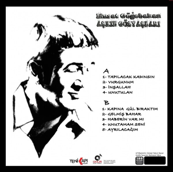 Murat Göğebakan ( Aşkın Gözyaşları) plak (Vinyl) Plastinka LP
