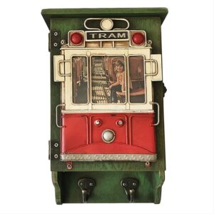 Trambüs Retro Taxta Açar Dolabı (Vintage Hədiyyə)