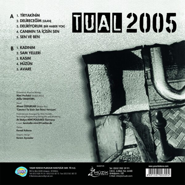Tual 2005 ( Tiryakinim ) plak (Vinyl) Plastinka LP - Image 2
