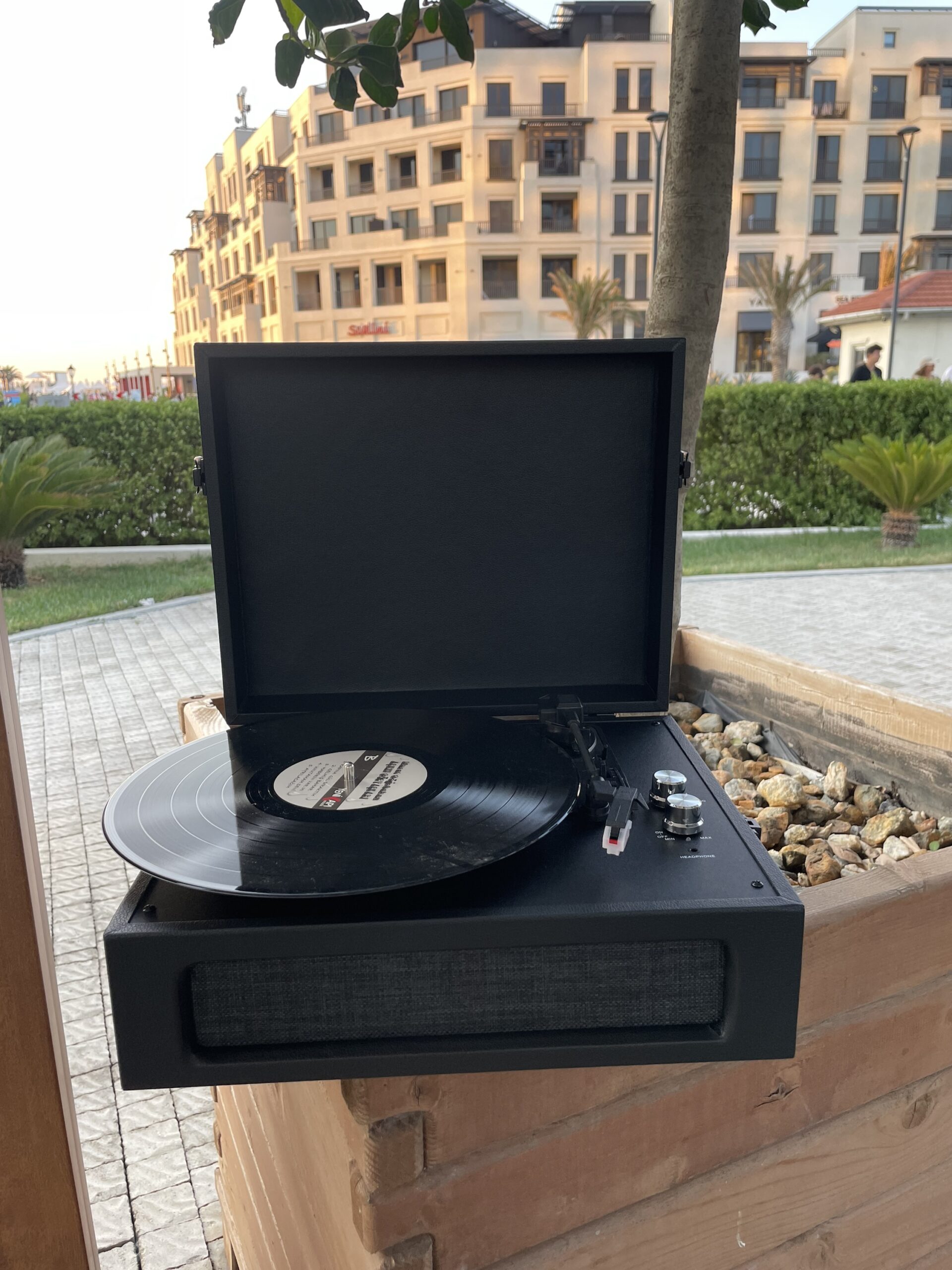 Gramofon-val oxuducu | retro pikap | Nostolji musiqi qara croslet model