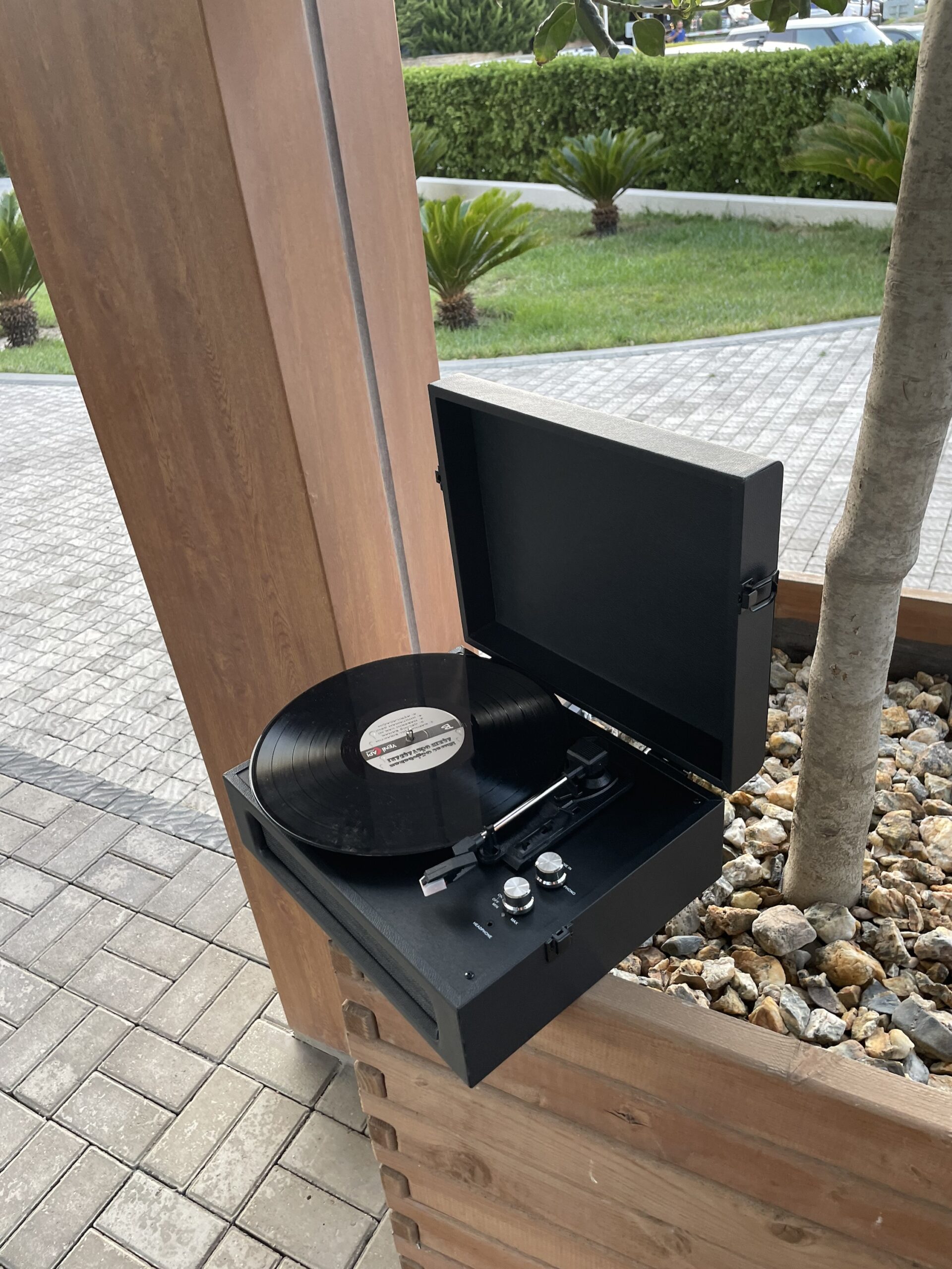 Gramofon-val oxuducu | retro pikap | Nostolji musiqi qara croslet model - Image 3