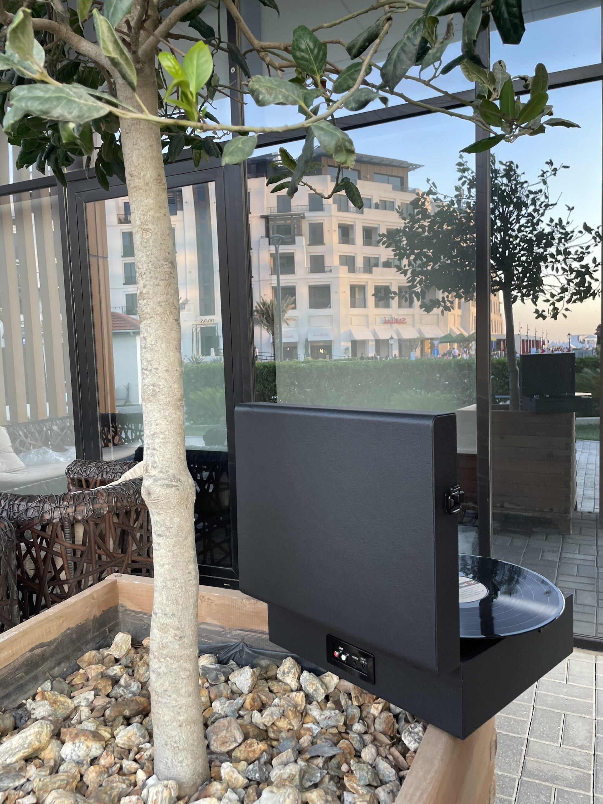 Gramofon-val oxuducu | retro pikap | Nostolji musiqi qara croslet model - Image 9